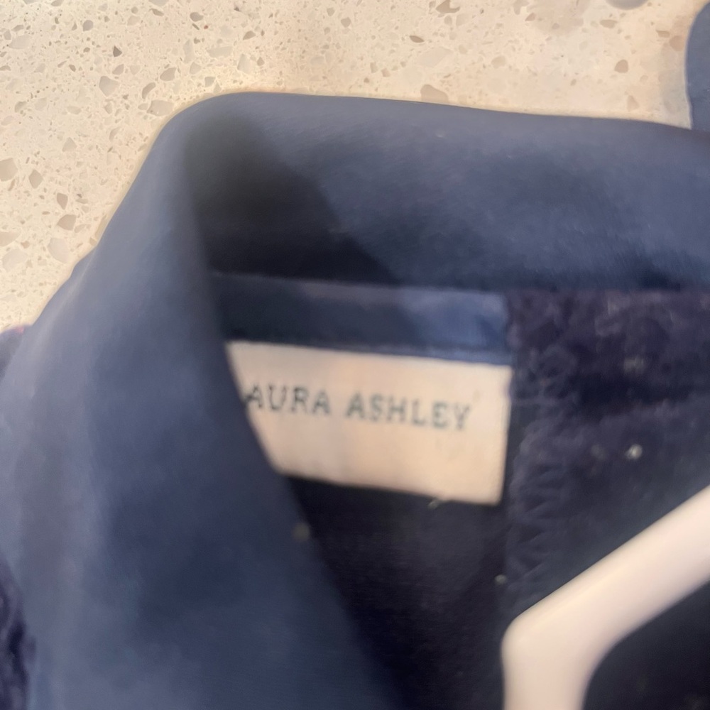 Laura Ashley Velvet Dress with Embroidered Details - Picture 7 of 8